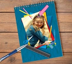 Stampa block notes con spirale Scuola