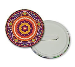 Spilla con clip Fantasia arancione