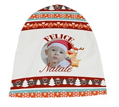 Cappello in pile lungo Renna natalizia