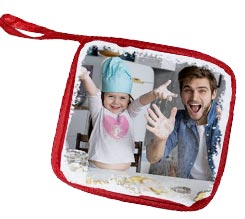 Presina con foto bordo rosso