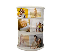 Scaldacollo multiuso in pile collage