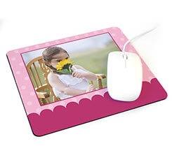 Tappetino mouse rettangolare Pink chic