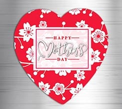 Calamita cuore masonite Mother's day