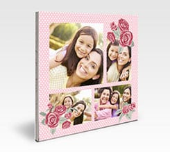 Pannello kapafix Collage Rose e pois