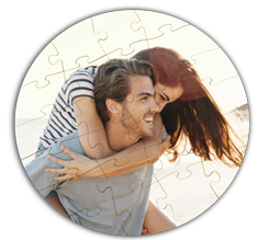 Puzzle Legno Rotondi personalizzati