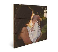 Stampa su listelli in legno 24x24 cm