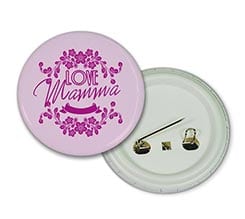 Spilla Rotonda Violetta