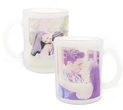 Tazza effetto ghiaccio collage 2 riquadri