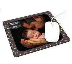 Tappetino mouse rettangolare Miglior papà