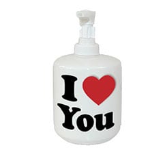 Dispenser sapone Love you