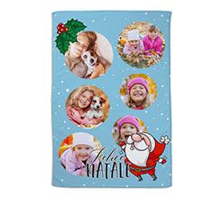 Coperta 100x150 Collage di natale