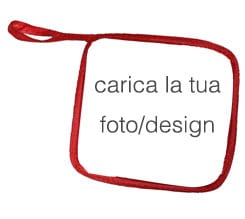 Presina con foto bordo rosso