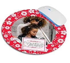 Tappetino mouse tondo Mother's day