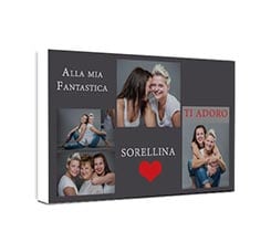 Foto Collage Grey 4 Riquadri