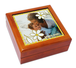 Portagioie in legno Margherite