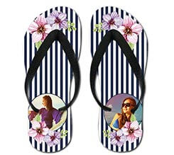 Infradito Blue bands