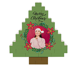 Mattoncini puzzle albero Stelle di Natale