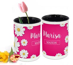 Portafiori in ceramica Margherite