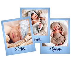 Polaroid Magnetiche Blue baby