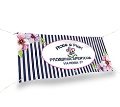 Stampa striscione 150x60 Blue bands