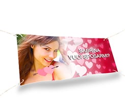 Crea striscione 150x60 Love