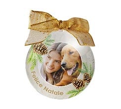 Palla di Natale tonda Pine cone