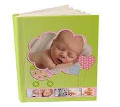 Carrozzina Album Fotografici Con Tasche 26x30