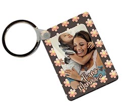 Portachiavi in Legno Rettangolare Bloom mum