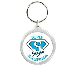 Style Plastica Tondo Portachiavi