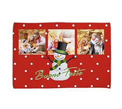 Coperta 150x100 Pois natalizi