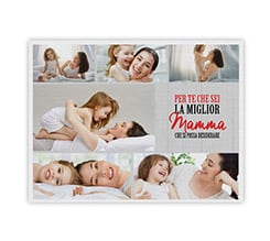 Collage su tela senza telaio Forever mum