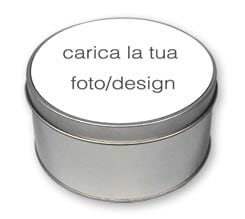 Scatola di Latta Tonda con foto
