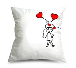 Cuscino in tessuto scamosciato My Destiny