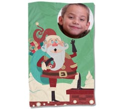 Coperta 150x100 Babbo Natale