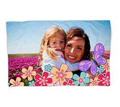 Coperta 150x100 Fiori e Farfalle