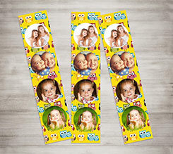 Segnalibro Gufetti colorati