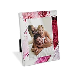 Cornice Foto Polvere Rosa