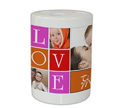 Portaspazzolino Collage colorato