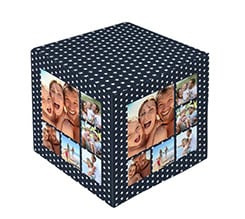 Foto cubo immagini Stelline bianche