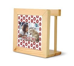 Portatovaglioli in legno Palline rosse