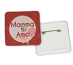 Spilla personalizzata Cornice a pois