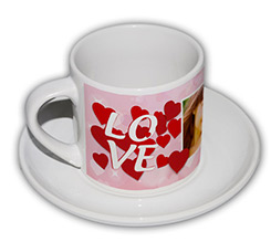 Tazza caffè Americano Storm of hearts