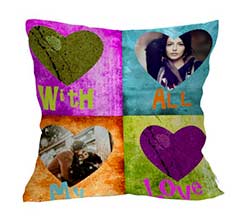 Colori Vintage su Cuscino Classico