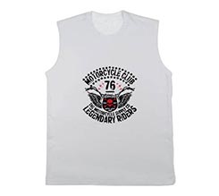 Maglietta smanicata uomo Motorcycle