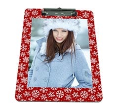 Portablocco A4 in masonite Fiocchi di neve