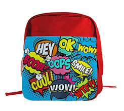 Zaino scuola Fumetti pop art
