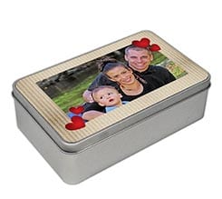 Scatola Latta Rettangolare Cartonato