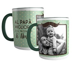 Tazza panoramica Papà ti amo