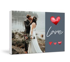 Stampa su Tela Three Love