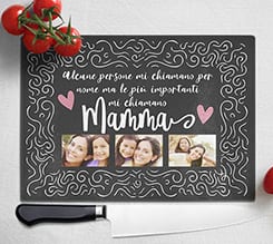 Tagliere in vetro Dedica